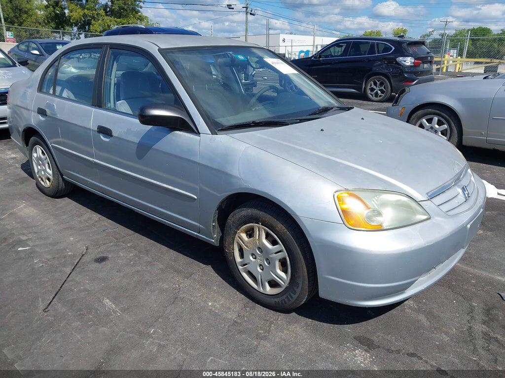 2001 HONDA CIVIC 2HGES16561H612372