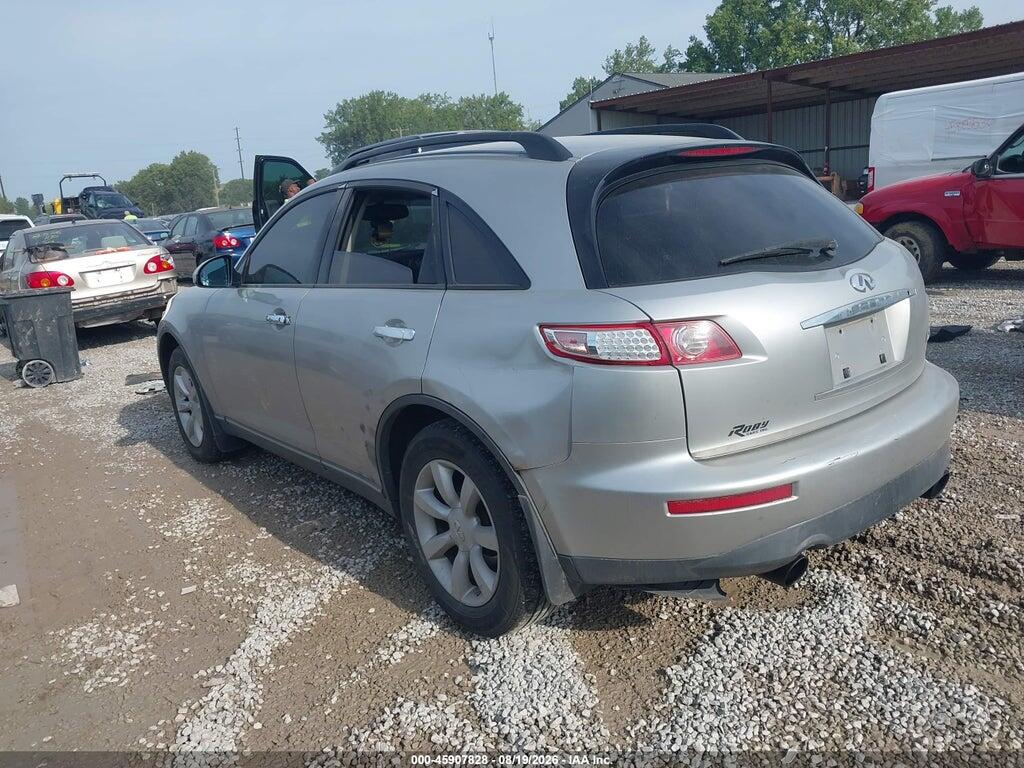 JNRAS08W54X219444 2004 INFINITI FX35 photo no. 3