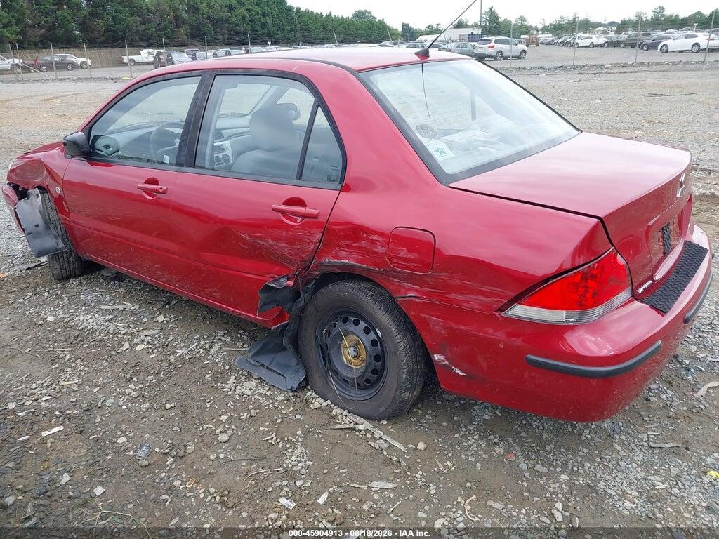 JA3AJ26E04U049664 2004 MITSUBISHI LANCER photo no. 3