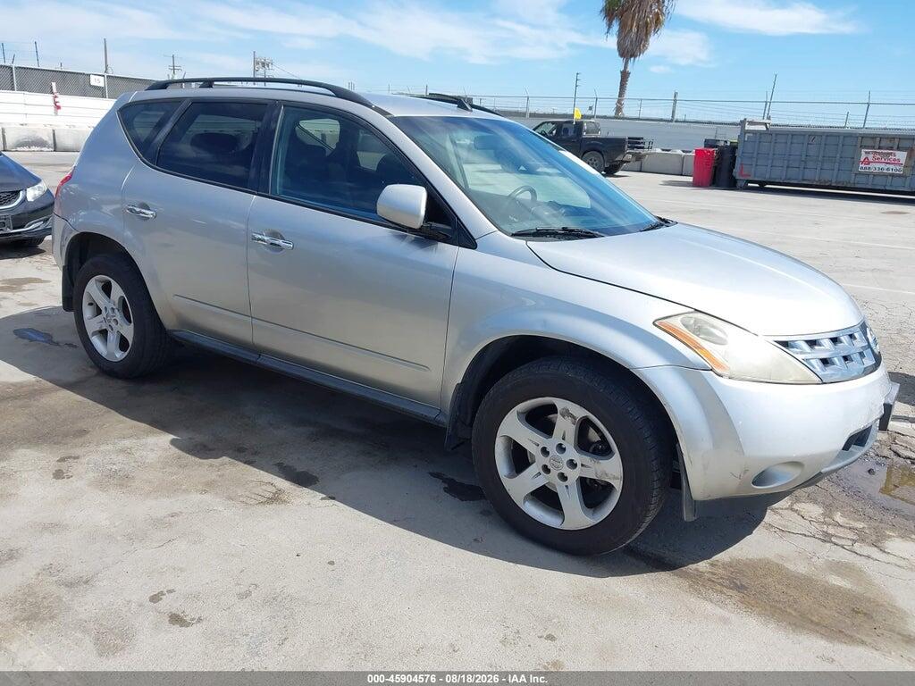 2005 NISSAN MURANO JN8AZ08T35W328451