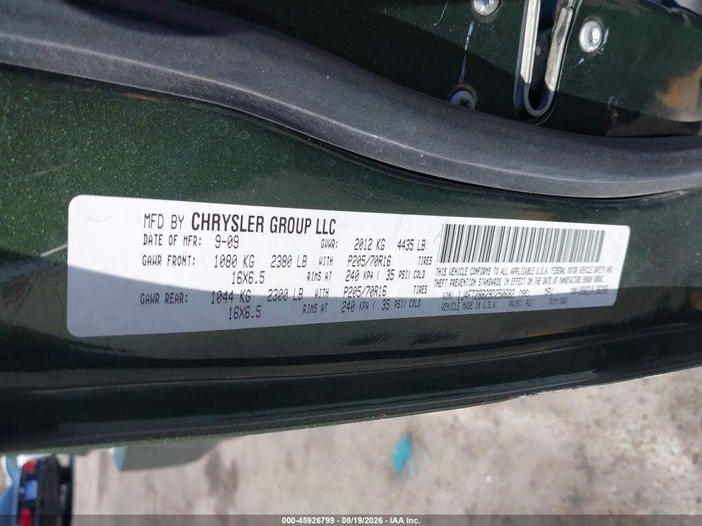 1J4FT28B29D250682 2009 JEEP PATRIOT photo no. 9