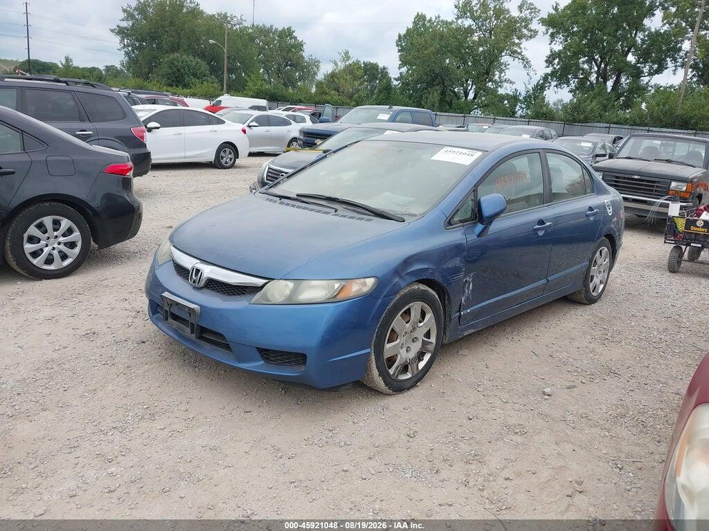 19XFA16589E019125 2009 HONDA CIVIC photo no. 2
