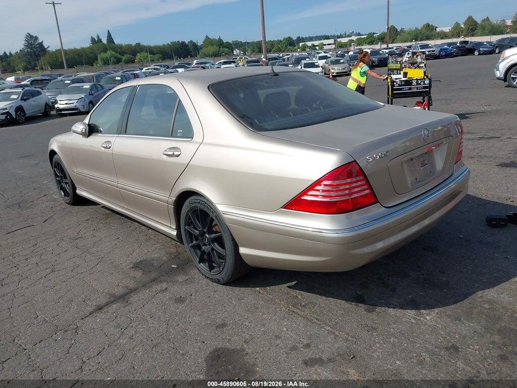 WDBNG75J74A393974 2004 MERCEDES-BENZ S 500 photo no. 3