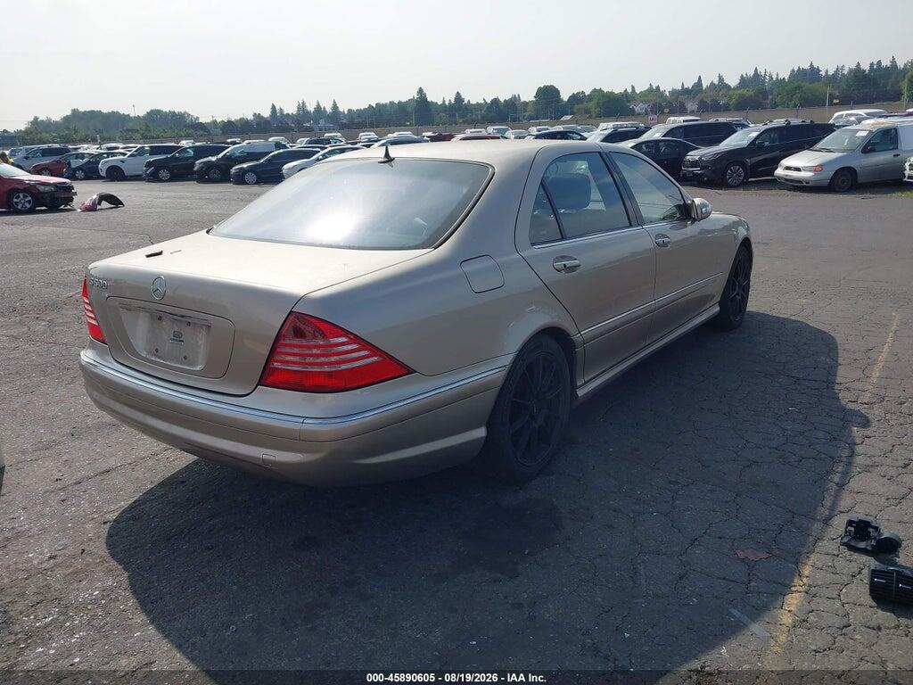 WDBNG75J74A393974 2004 MERCEDES-BENZ S 500 photo no. 4