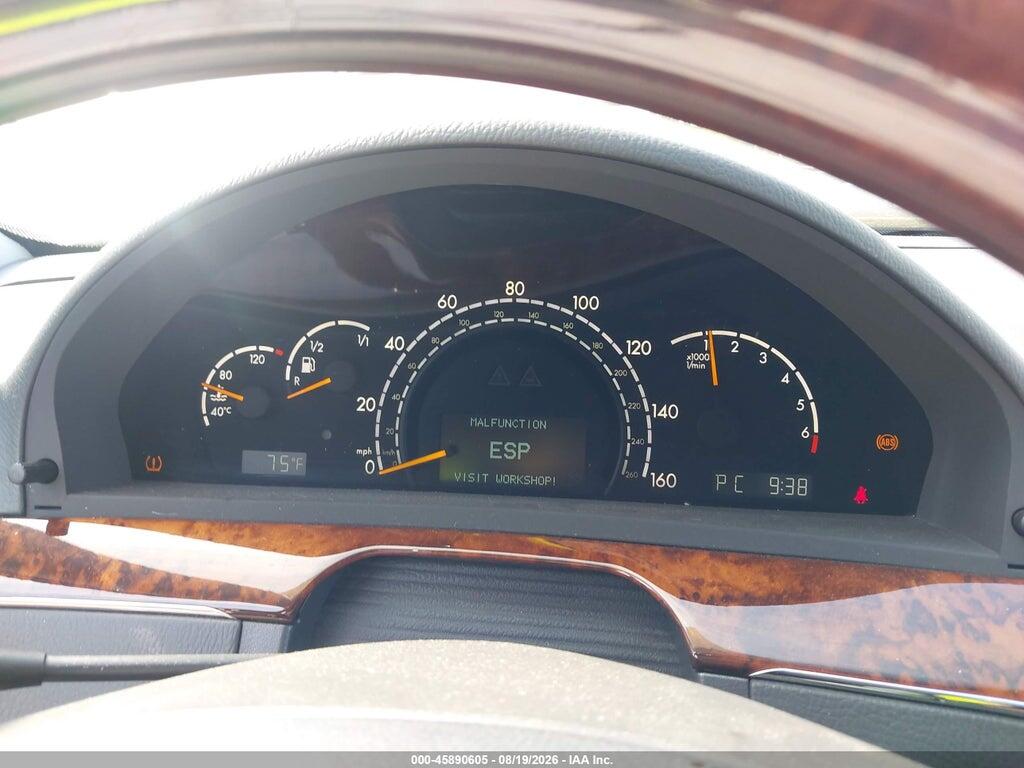 WDBNG75J74A393974 2004 MERCEDES-BENZ S 500 photo no. 7