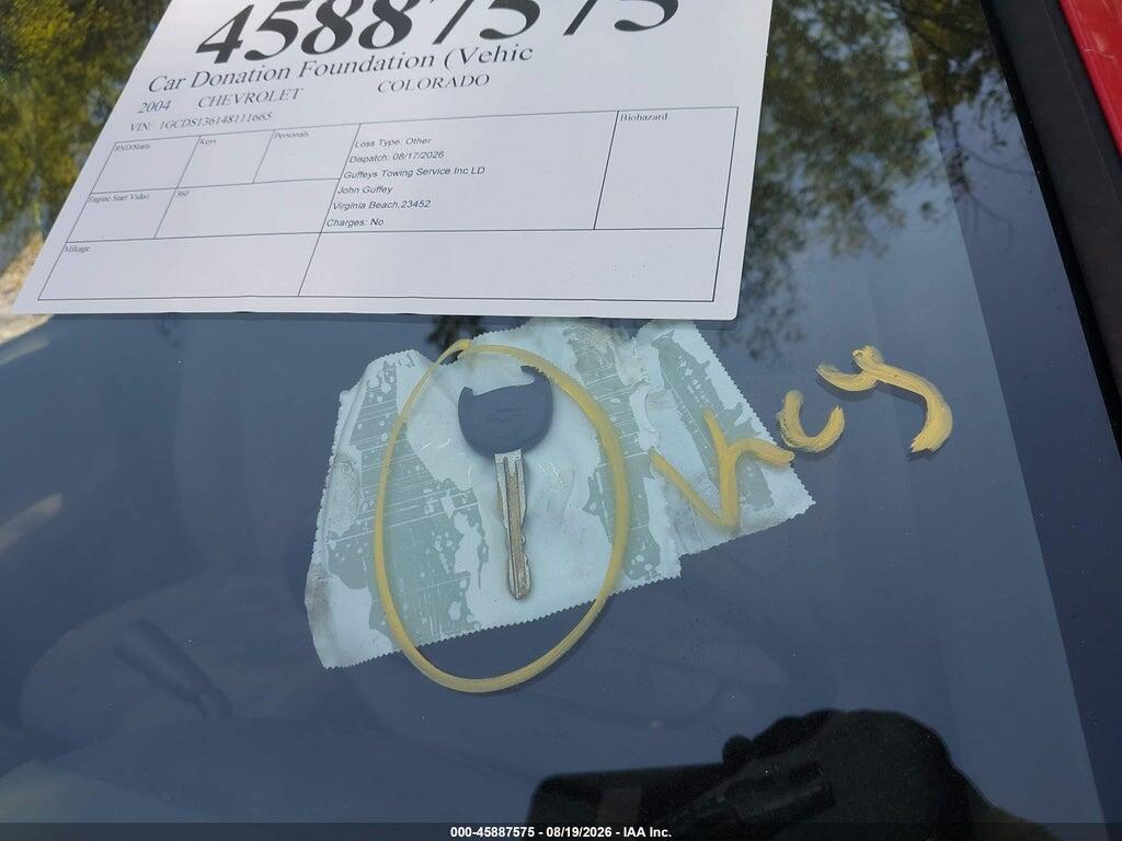 1GCDS136148111665 2004 CHEVROLET COLORADO photo no. 11