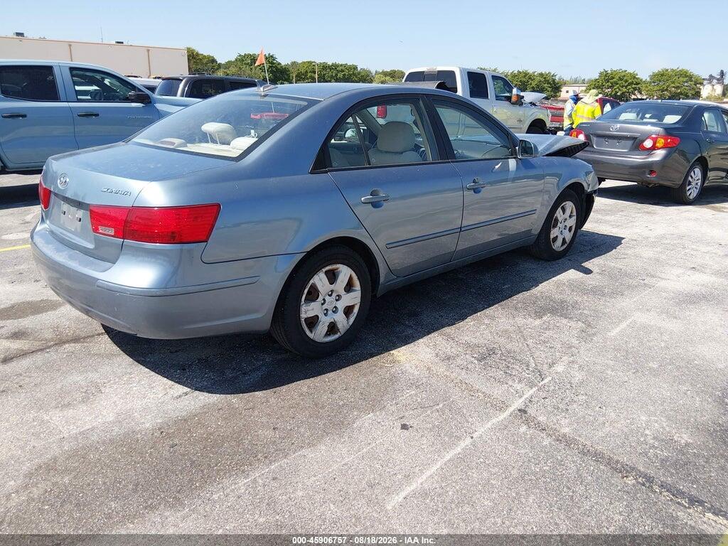 5NPET46C79H486599 2009 HYUNDAI SONATA photo no. 4