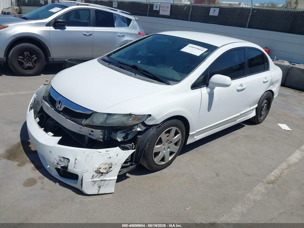 2HGFA16539H351897 2009 HONDA CIVIC photo no. 2