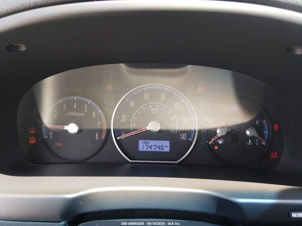 5NMSG13D89H301010 2009 HYUNDAI SANTA FE photo no. 7