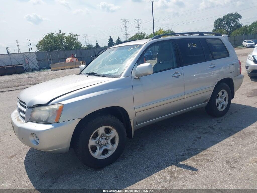 JTEGD21A020043242 2002 TOYOTA HIGHLANDER photo no. 2