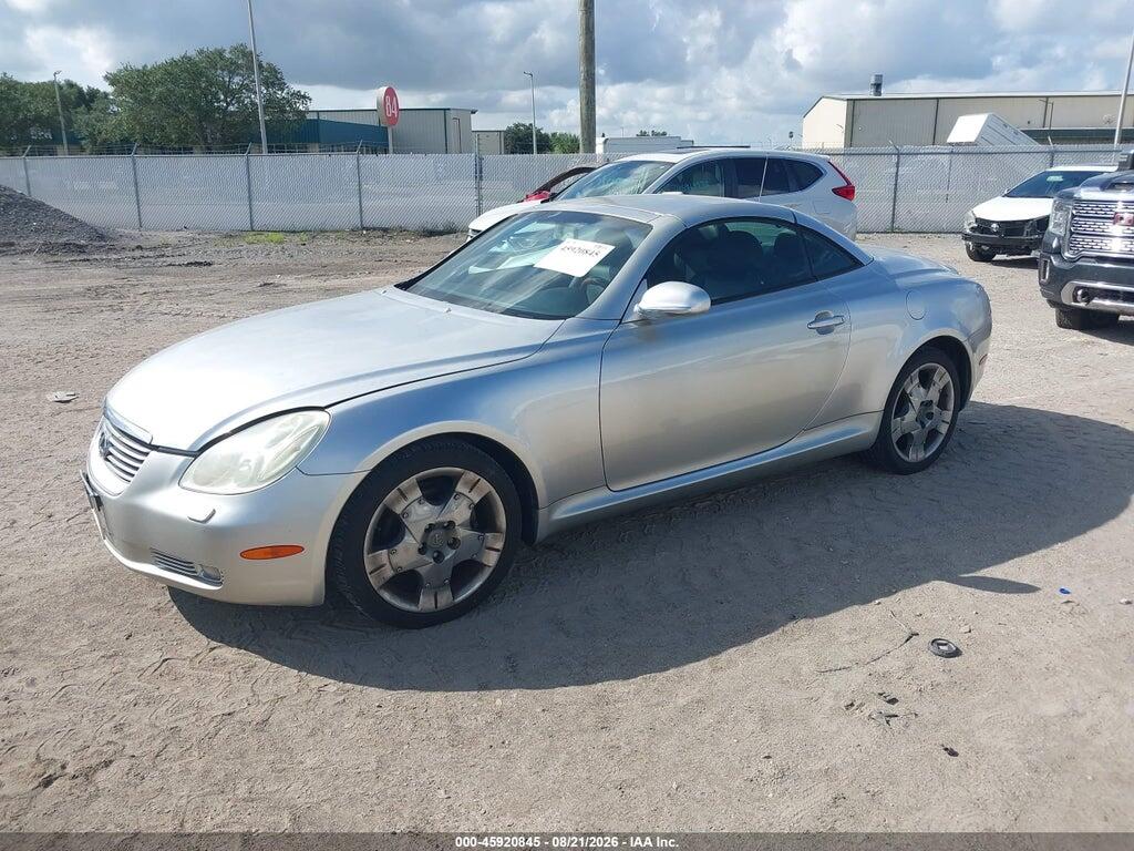 JTHFN48Y020010817 2002 LEXUS SC 430 photo no. 2
