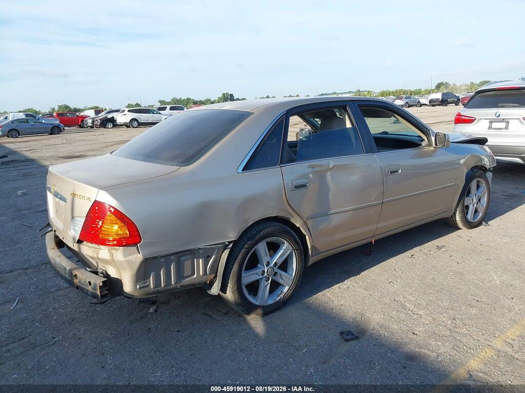 4T1BF28B52U248129 2002 TOYOTA AVALON photo no. 4