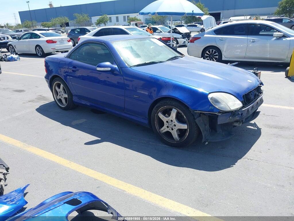 2002 MERCEDES-BENZ SLK 320 WDBKK65F02F241168