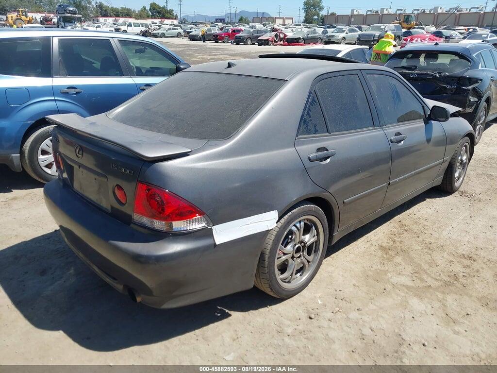 JTHBD192920061503 2002 LEXUS IS 300 photo no. 4