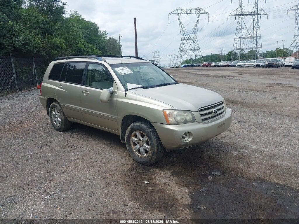 2002 TOYOTA HIGHLANDER JTEHF21A220086477