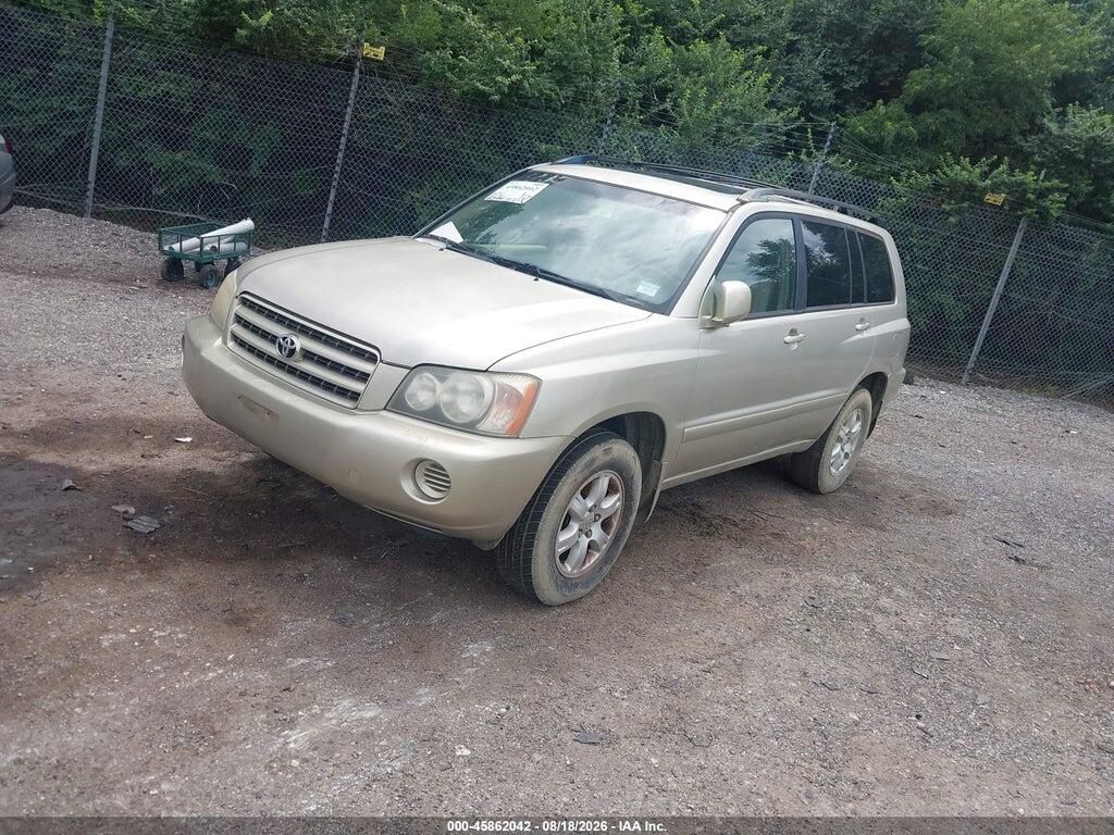 JTEHF21A220086477 2002 TOYOTA HIGHLANDER photo no. 2
