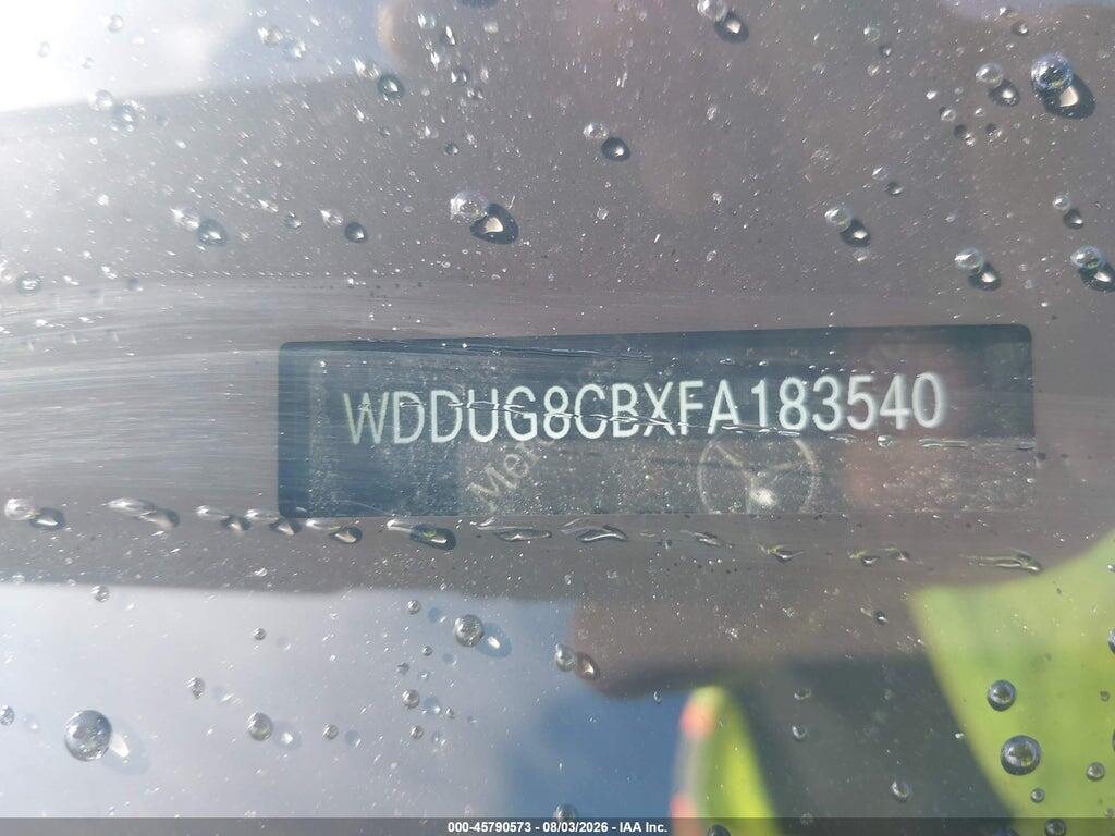 WDDUG8CBXFA183540 2015 MERCEDES-BENZ S 550 photo no. 9
