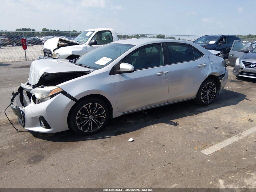 2T1BURHEXGC589592 2016 TOYOTA COROLLA photo no. 2