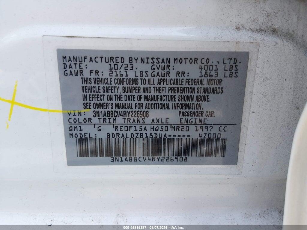 3N1AB8CV4RY226908 2024 NISSAN SENTRA photo no. 9