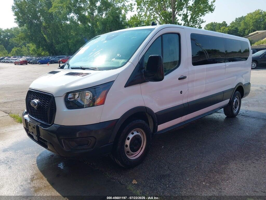 1FBAX2Y83MKA52372 2021 FORD TRANSIT-350 PASSENGER VAN photo no. 2