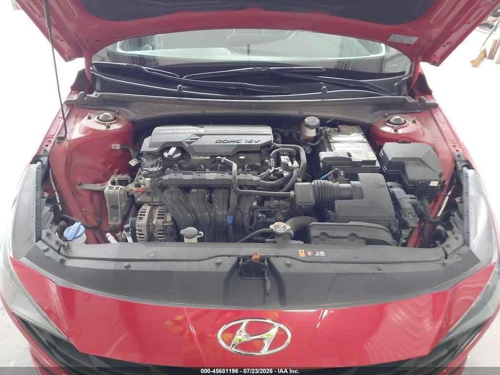 5NPLL4AG1MH045951 2021 HYUNDAI ELANTRA photo no. 10