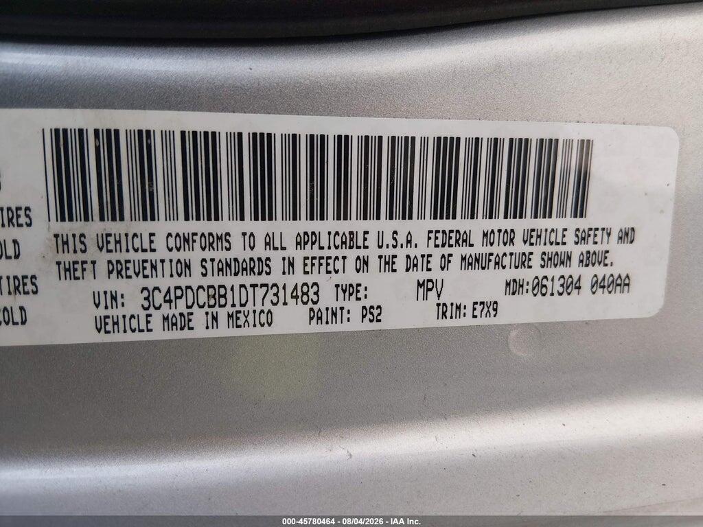 3C4PDCBB1DT731483 2013 DODGE JOURNEY photo no. 9