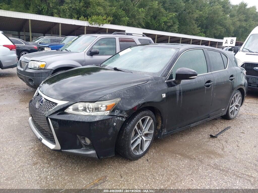 JTHKD5BH4E2190991 2014 LEXUS CT 200H photo no. 2