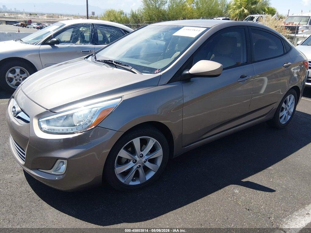 KMHCU4AEXEU746910 2014 HYUNDAI ACCENT photo no. 2