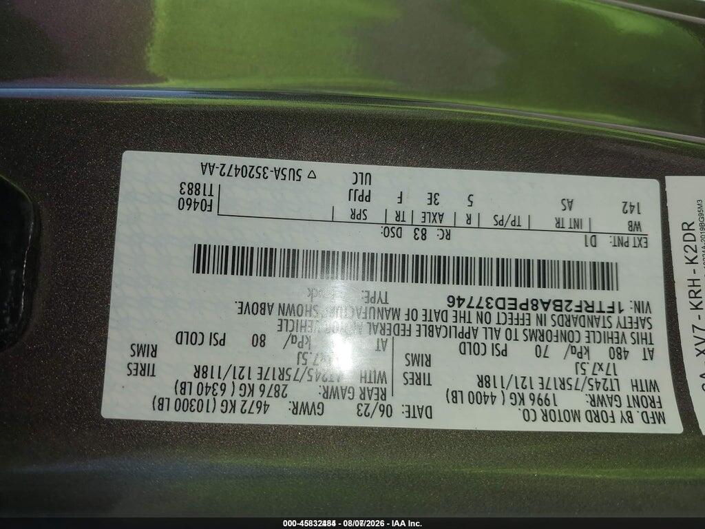 1FTRF2BA8PED37746 2023 FORD F-250 photo no. 9