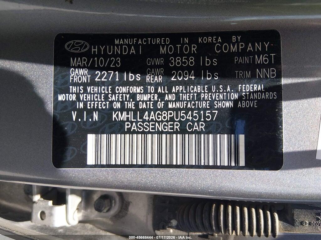 KMHLL4AG8PU545157 2023 HYUNDAI ELANTRA photo no. 9