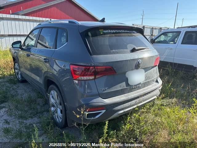 3VVLX7B2XNM087105 2022 VOLKSWAGEN TAOS COMFORTLINE 1.5 TSI photo no. 3