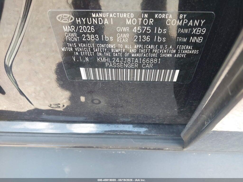 KMHL24JJ8TA166881 2026 HYUNDAI SONATA HYBRID photo no. 9