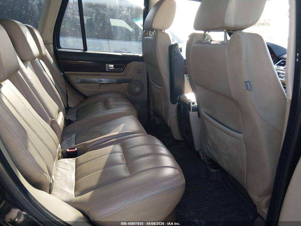 SALSK2D40AA240598 2010 LAND ROVER RANGE ROVER SPORT photo no. 8