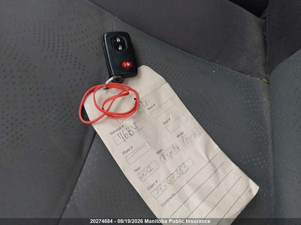 JTDZN3EU0C3151686 2012 TOYOTA PRIUS V photo no. 10