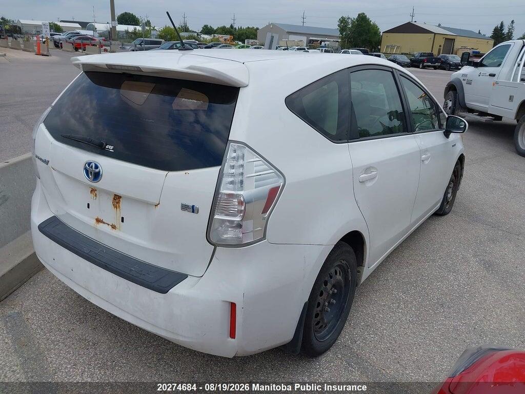 JTDZN3EU0C3151686 2012 TOYOTA PRIUS V photo no. 4