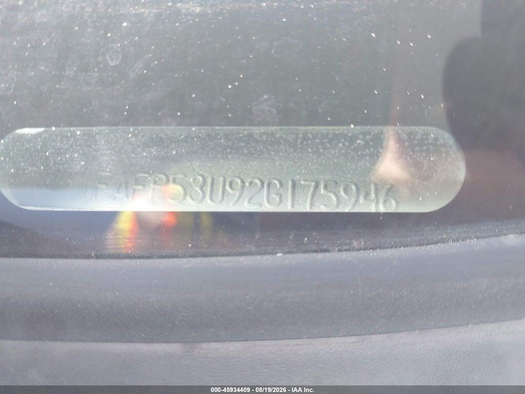 1FAFP53U92G175946 2002 FORD TAURUS photo no. 9