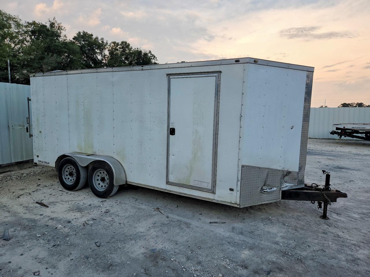 2018 PRECISION 7X16TA ENCLOSED CARGO TRAILER — Фото 4 из 9
