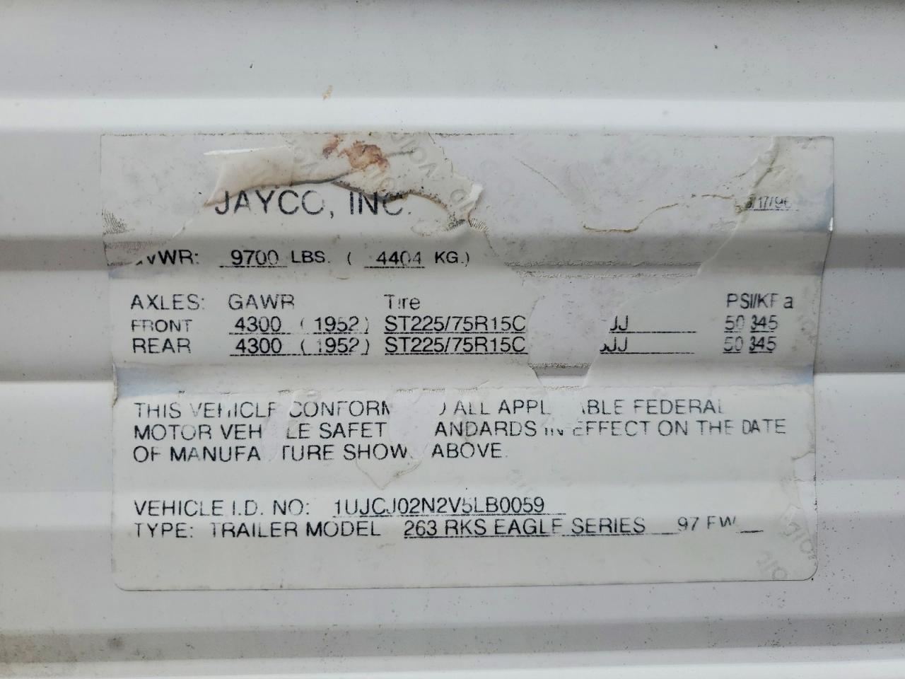 1997 JAYCO CAMPER — Фото 10 из 10