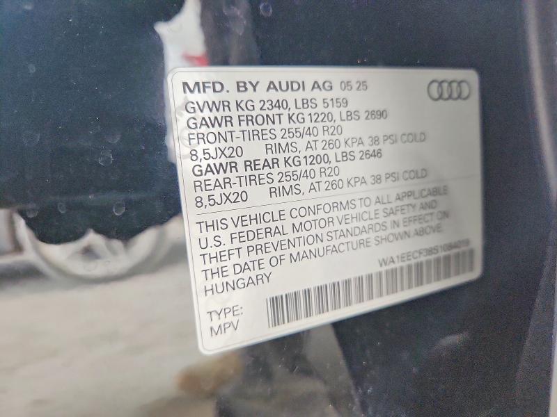 2025 AUDI Q3 PREMIUM PLUS S LINE 45 — Фото 14 из 14