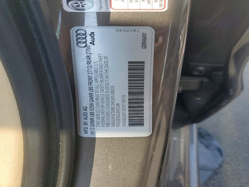2012 AUDI A6 — Фото 12 из 12
