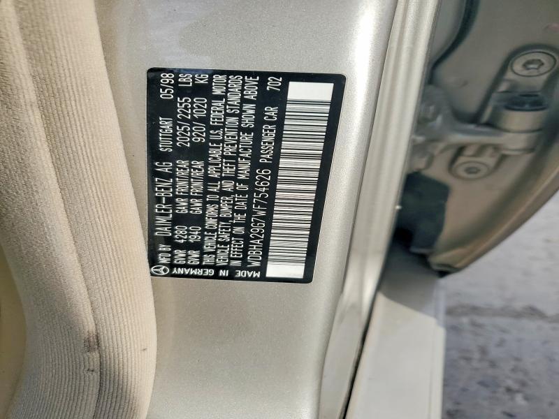 1998 MERCEDES-BENZ C 280 — Фото 12 из 12