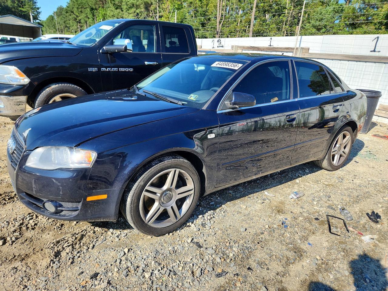 2007 AUDI A4 WAUDF78E17A025130