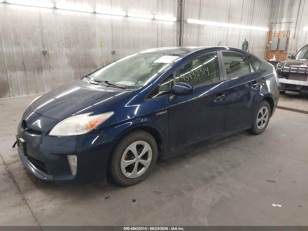 JTDKN3DU5D1634784 2013 TOYOTA PRIUS photo no. 2