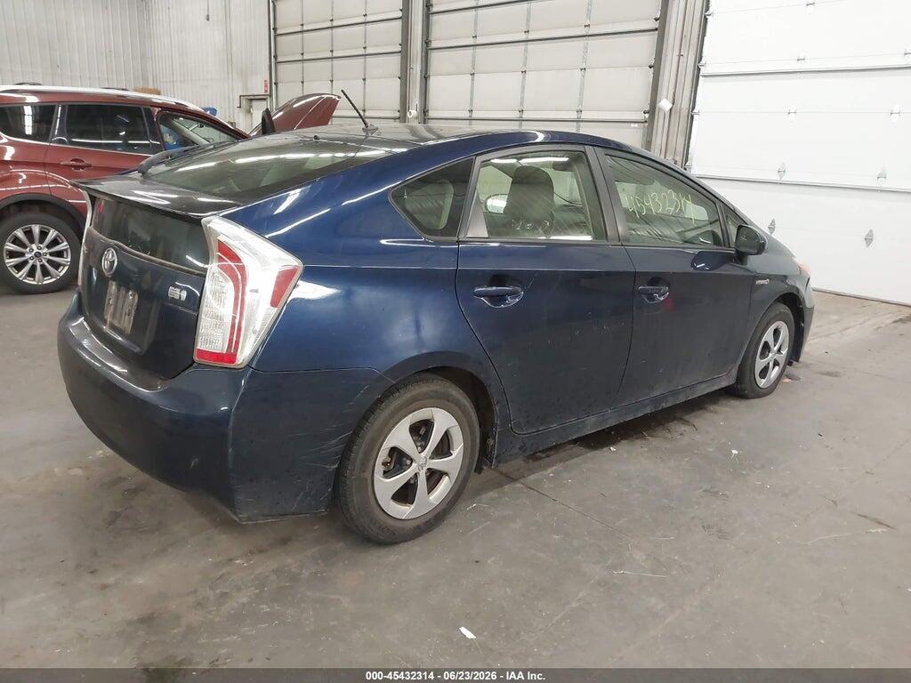 JTDKN3DU5D1634784 2013 TOYOTA PRIUS photo no. 4