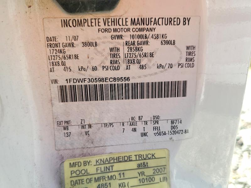 2008 FORD F350 SRW SUPER DUTY — Фото 12 из 12