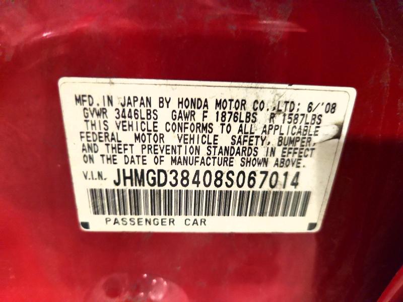 2008 HONDA FIT — Фото 12 из 12