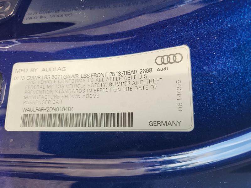 2013 AUDI A5 PREMIUM PLUS — Фото 12 из 12