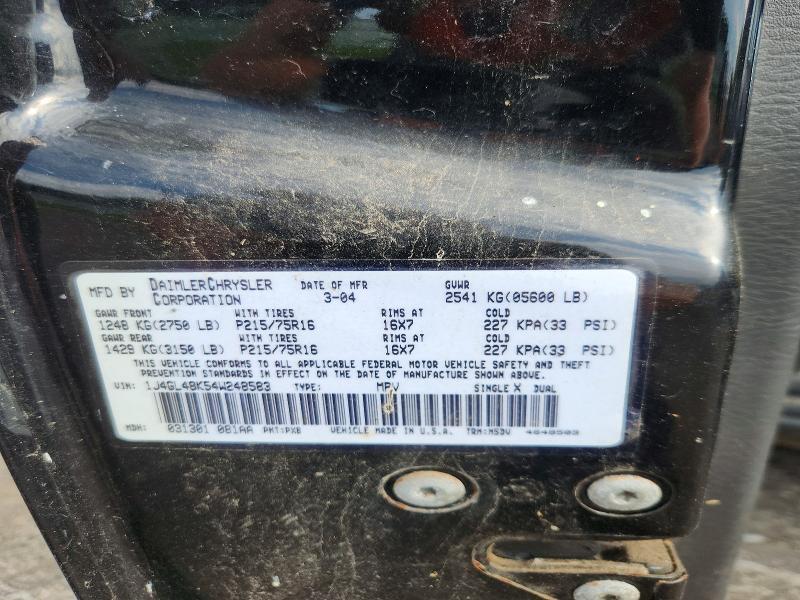 2004 JEEP LIBERTY SPORT — Фото 13 из 13