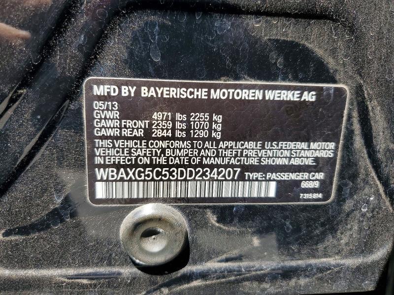 2013 BMW 528 I — Фото 12 из 12