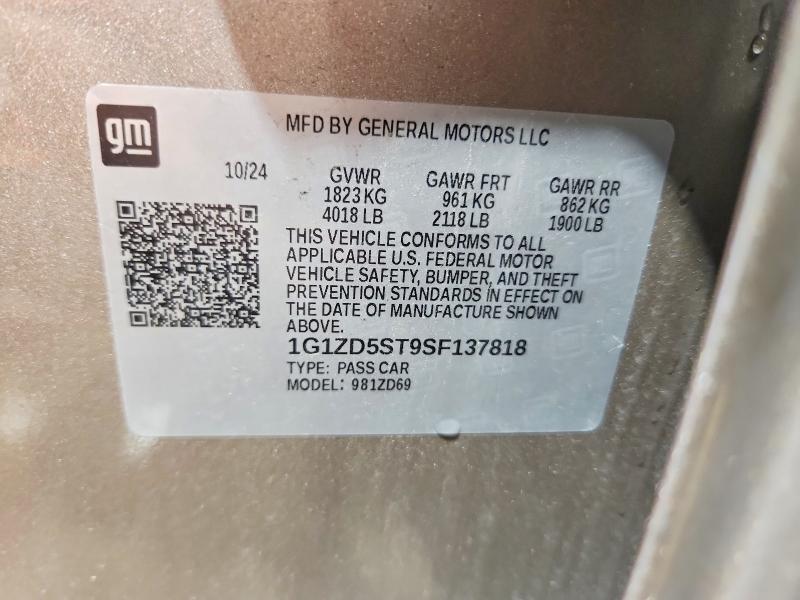 2025 CHEVROLET MALIBU LT — Фото 12 из 12